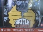 Battle Thumbs Temporary Tattoos (Assorted) 10 Tokens